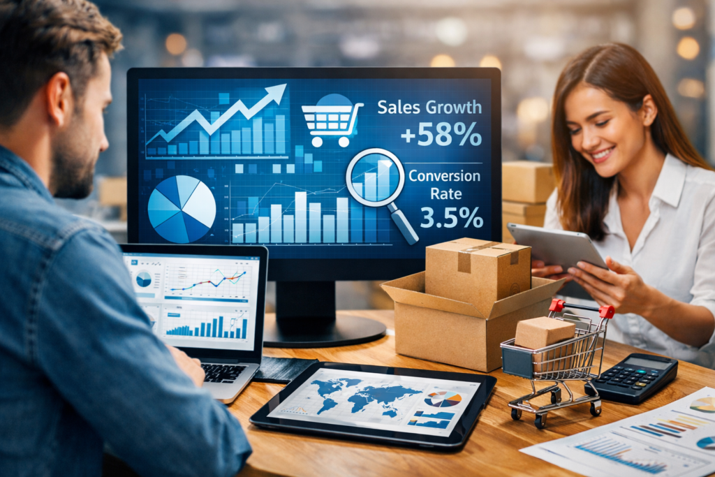 Data analytics driving modern e-commerce growth