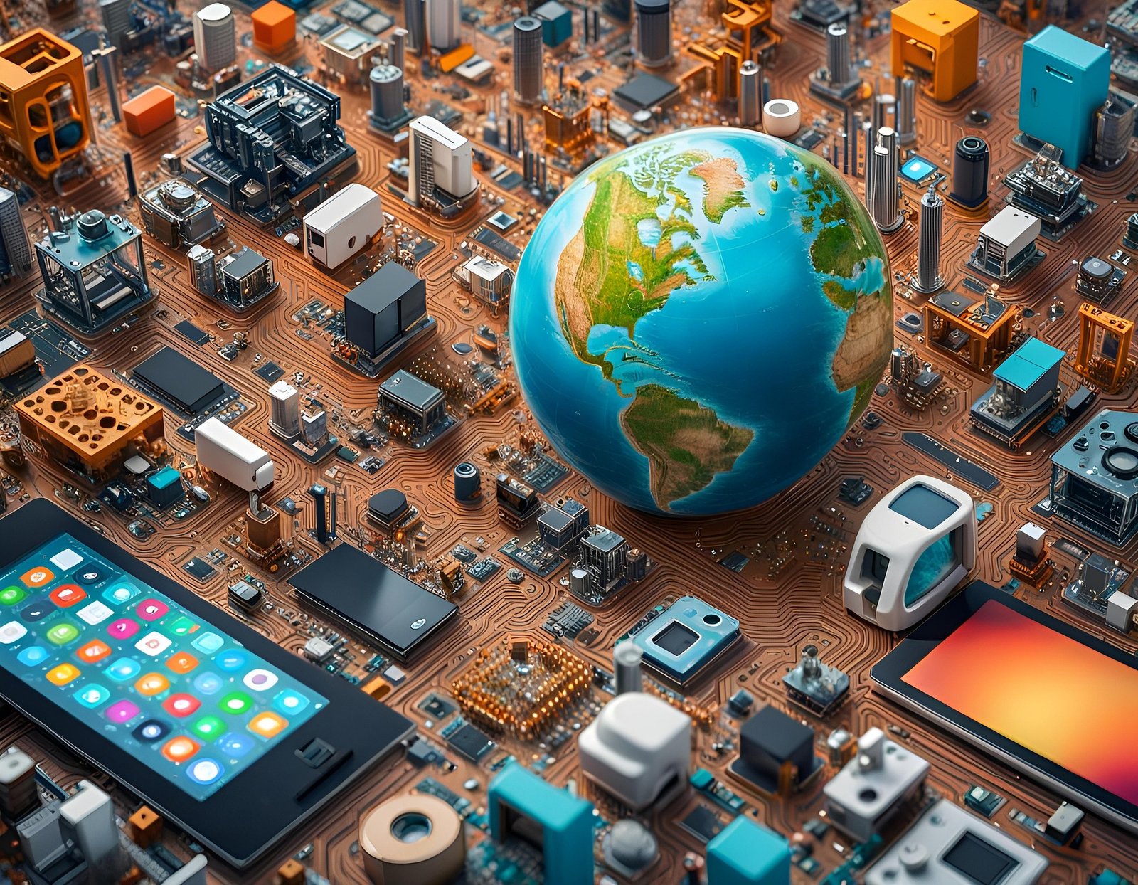 Business growth chart and analytics